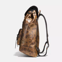  COACH 蔻驰 bleecker backpack with wild beast print 男士迷彩双肩包