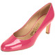 Salvatore Ferragamo 菲拉格慕  0643353 女士LEO 70系列深粉色光面牛皮高跟鞋