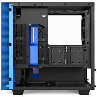 NZXT 恩杰 H400 M-ATX机箱 蓝黑