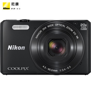 Nikon 尼康 COOLPIX S7000 数码相机 黑色