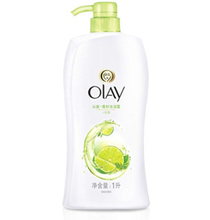  OLAY 玉兰油 美肌清爽沐浴露 沁醒清爽 1L