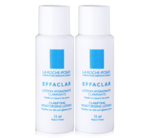  LA ROCHE-POSAY 理肤泉 清痘控油 随行套装 （乳15ml+洁面50ml+爽肤水15ml*2）