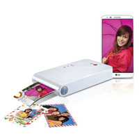 LG  PD239W 手机照片打印机 (白色)