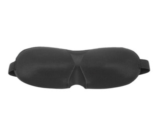 名典上品 睡眠眼罩3D立体轻薄透气遮光男女旅行宿舍办公室无压感 黑色