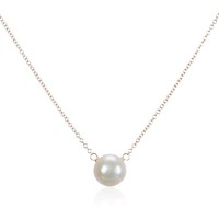 中亚Prime会员：DOGEARED “Pearls of Happiness”系列 925银淡水珍珠项链 45cm