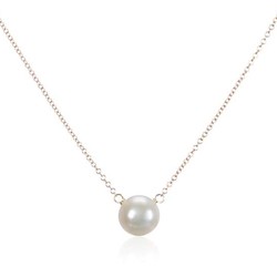 DOGEARED “Pearls of Happiness”系列 925银淡水珍珠项链 45cm