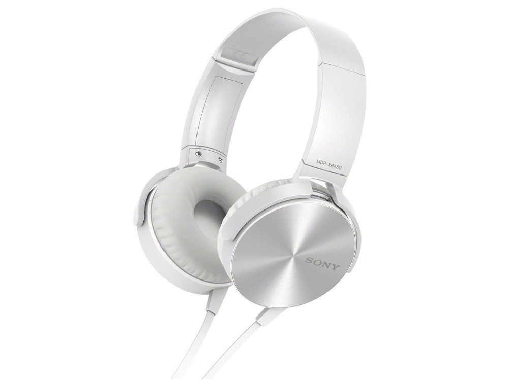 sony 索尼 mdr-xb450apwqcn 头戴式耳机 白色