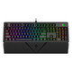 富勒（Fühlen）第九系 G900S RGB 幻彩背光机械键盘 104键原厂Cherry轴 樱桃轴机械键盘 红轴 黑色