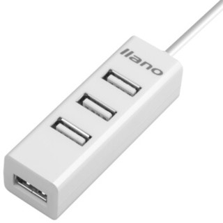  llano 绿巨能 USB 2.0 四口集线器 0.8m