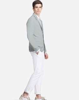 UNIQLO 优衣库 407707 男士弹力茄克