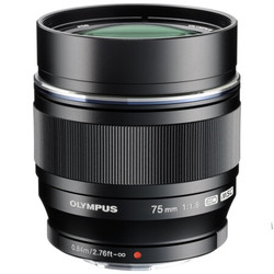 OLYMPUS 奥林巴斯 M.ZUIKO DIGITAL 75mm f1.8 黑色 优质人像镜头 金属镜身