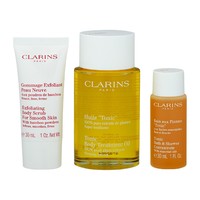 CLARINS 娇韵诗 天然调和身体护理油套装（护理油100ml+磨砂膏30ml+沐浴露30ml）