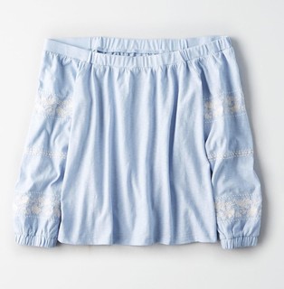 AMERICAN EAGLE OUTFITTERS 2374_5679 女士一字领衬衫