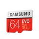  SAMSUNG 三星 MB-MC64D EVO Plus Micro SD（TF）卡 64GB　