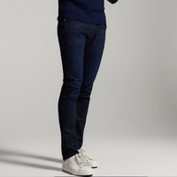 Massimo Dutti  00033037405 男士修身镶边牛仔裤