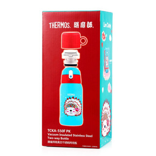 THERMOS 膳魔师 TCKA-550F PK 儿童高真空不锈钢保温杯 550ml