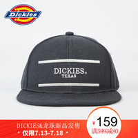 Dickies 帝客 174G90WD01 中性款平沿帽 黑色