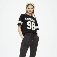 GU 极优 308940 女士字母印花T恤