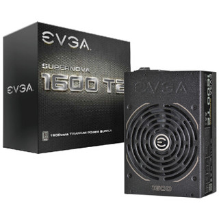 EVGA 1600T2 电脑电源 钛金牌（94%）1600W 全模组化