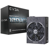 EVGA 1200 P2 电脑电源 白金牌（92%）1200W 全模组化