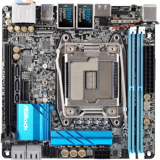  华擎（ASRock）X99E-ITX/AC主板（ Intel X99/LGA 2011-3 ）