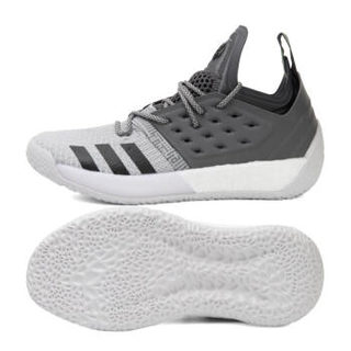 adidas 阿迪达斯 HARDEN VOL.2 男子篮球鞋 AH2122 灰色 42