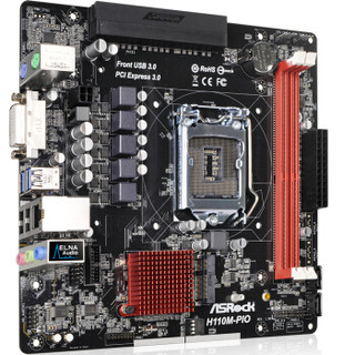  ASRock 华擎 H110M-PIO主板（ Intel H110/LGA 1151 ）