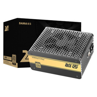 SAMA 先马 ETX-600-1 电脑电源 金牌（90%）600W 非模组化