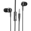  BYZ S601带线控入耳式 手机耳机 黑色