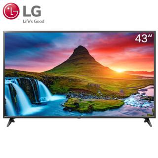 LG 43LG63CKECA 43英寸超高清4K IPS硬屏人工智能纤薄机身主动式HDR 智能平板液晶电视机