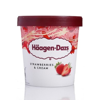 Häagen·Dazs 哈根达斯大杯组合包2*500ml（香草+草莓）