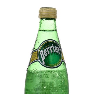 perrier 巴黎水 充气天然矿泉水 原味 330ml