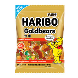 德国进口  HARIBO 哈瑞宝 金熊橡皮糖 混合水果味 *6件