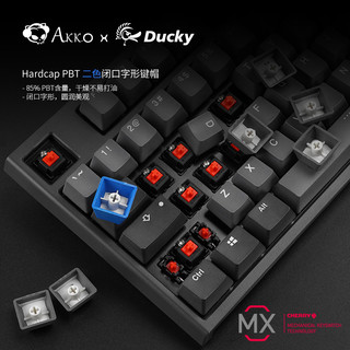 Akko 艾酷 Ducky One2 奥利奥 机械键盘 (Cherry红轴)