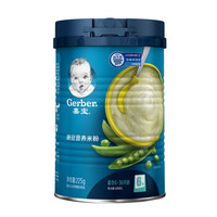 Gerber 嘉宝 婴幼儿米粉   豌豆味 2段  225g *2件