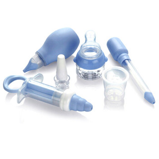 Nuby 努比 婴儿护理组合 吸鼻器喂药器耳垢清洁器6件套