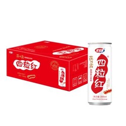 宏宝莱 四粒红 花生露 植物蛋白饮料 300ml*12罐 *2件