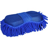 洗车海绵雪尼尔珊瑚绒大号专用毛绒擦车手套吸水加厚耐用去污工具