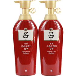 韩国进口洗发水RYO红吕400ml*2瓶染烫损伤修护