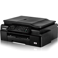Brother 兄弟 MFC-J200 彩色喷墨一体机 (A4、打印 扫描 复印 传真、无线，USB，移动APP打印、墨盒、家庭打印，照片打印、喷墨)