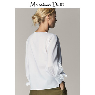 Massimo Dutti  05195889250 女士府绸衬衫 42
