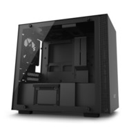 NZXT. 恩杰 H200i 纯黑 ITX机箱（单侧透、智能控制、标配1把风扇）