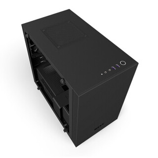 NZXT. 恩杰 H200i 纯黑 ITX机箱（单侧透、智能控制、标配1把风扇）