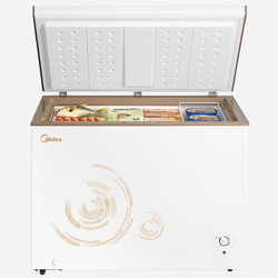 美的(Midea)301升 商用卧式大冷冻冰柜 冷藏冷冻转换冷柜 卧式冰箱 BD/BC-301KM(E)