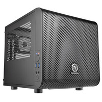 Thermaltake 曜越 Core V1 黑色 ITX机箱(前置200mm风扇)