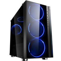 Thermaltake 曜越 启航者F3 黑色 M-ATX机箱(双侧透)