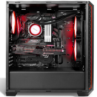 Antec 安钛克 P7 Window RED ATX机箱（单侧透、标配1把风扇）