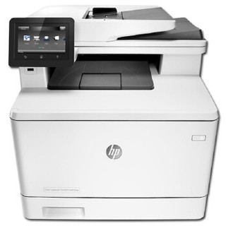 HP 惠普 MFP M477fdw 彩色激光多功能一体机 (打印 扫描 复印 传真、彩色激光、有线，无线，USB，云打印，移动APP打印、支持自动双面打印、一体式硒鼓、A4)