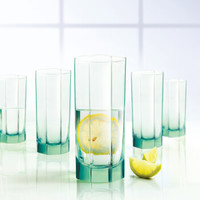 Luminarc 乐美雅 玻璃杯 冰绿 320ml*6只