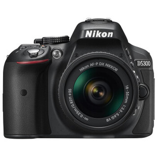  Nikon 尼康 D5300（DX 18-55mm f/3.5-5.6G VR+50mm f/1.8D）单反相机套机 (APS-C、2416万)